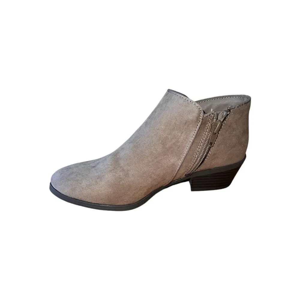 Style & Co -  Taupe Fashion Ankle Bootie - Wiley F1 - Women’s Size 5
